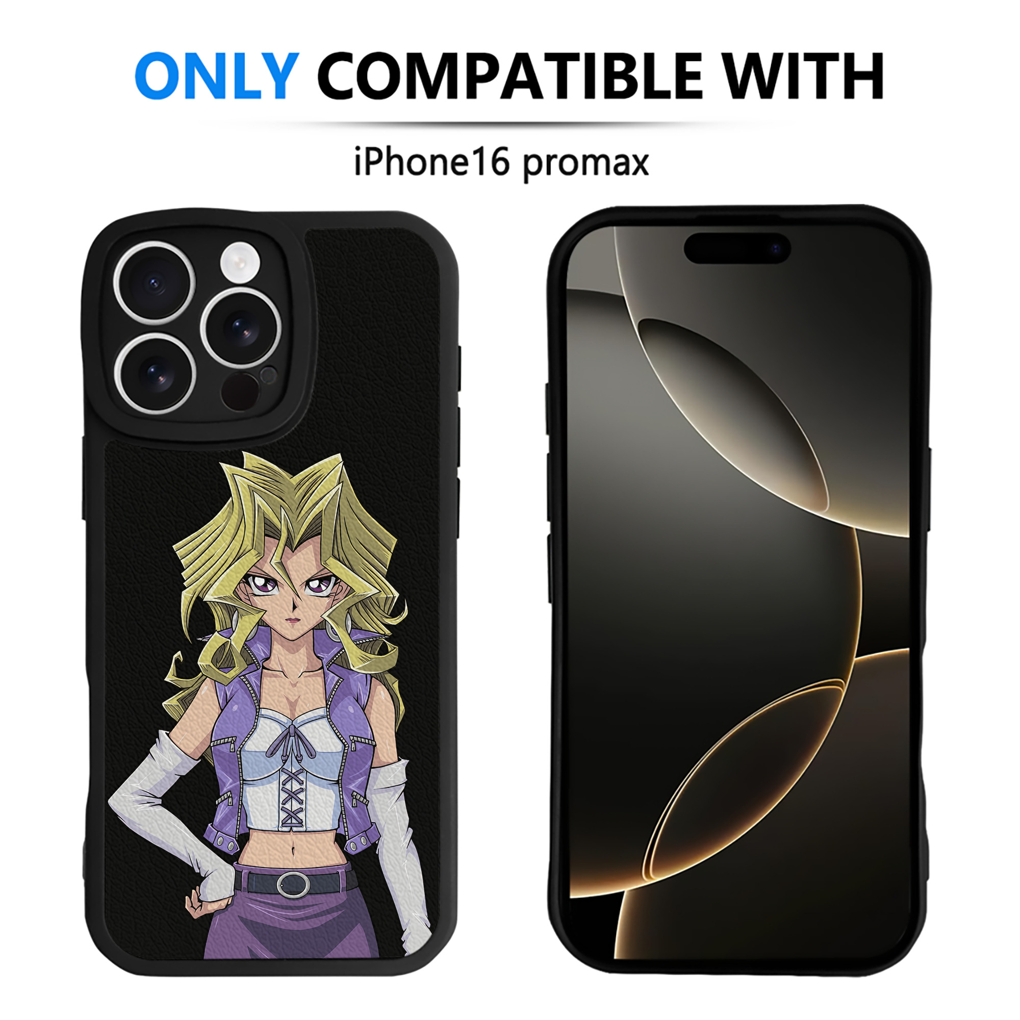 遊☆戯☆王 Yu-Gi-Oh! 【iPhone 16シリーズ対応】シリコンスマホケース（レザー調） 材質：シリコン